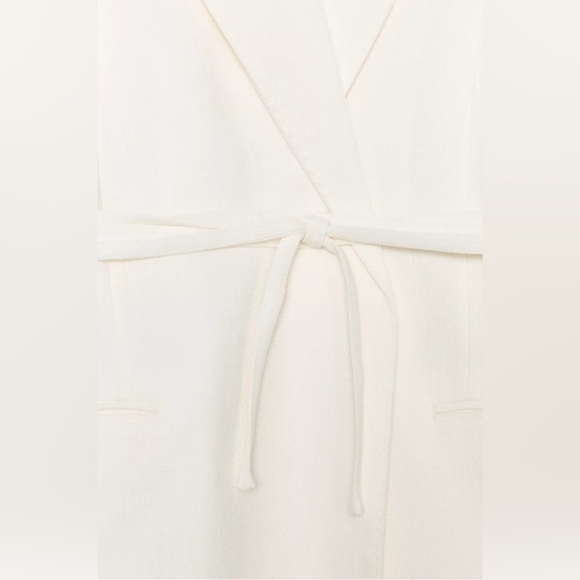 Zara LINEN BLEND BLAZER ZW COLLECTION - Picture 5 of 6